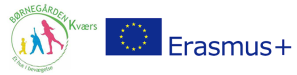 Børnegården Kværs - Erasmus+ logo